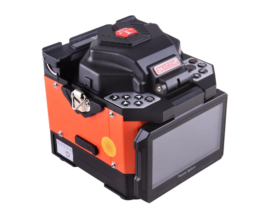 Skycom Optical Fiber Fusion Splicer T-307h Splicing