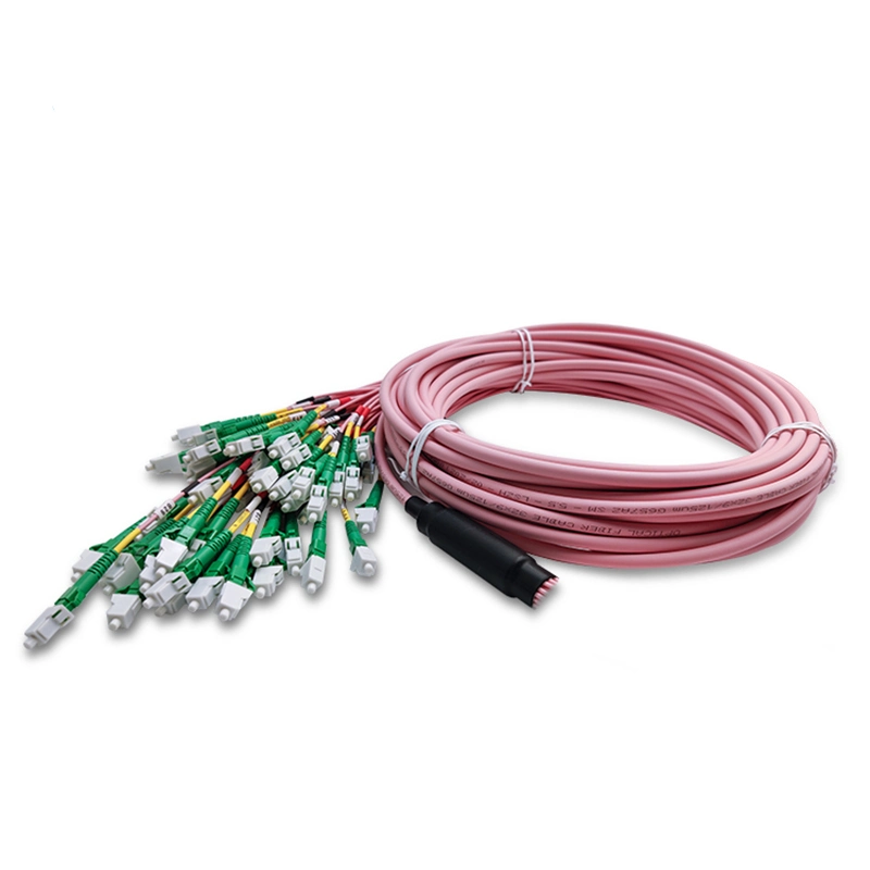 Fiber Optic Jumper Fan out Patchcord Sm/mm Smplex/Duplex LC/Sc APC/Upc/PC Connector G652D/G657A1 Jacket 0.9mm 2.0mm 3.0mm LSZH Fiber Optic Patch Cable