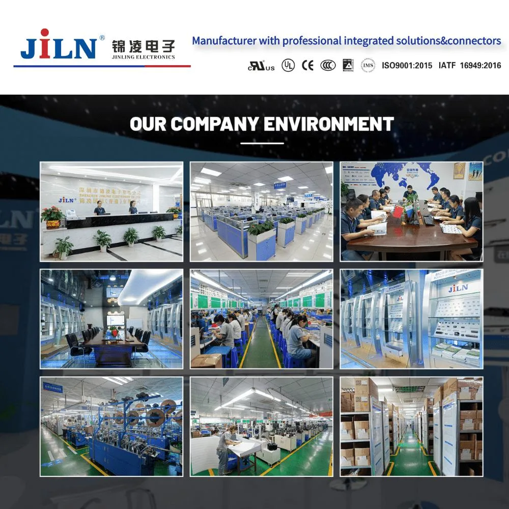 Jiln Customized Tin Plated High Precision Terminal, Wire to Board Connector