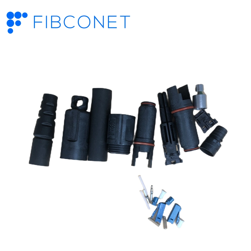 FTTH Optic-Dlc-Connector IP68 Fiber Optic/Optical Drop Cable Quick Waterproof Connector