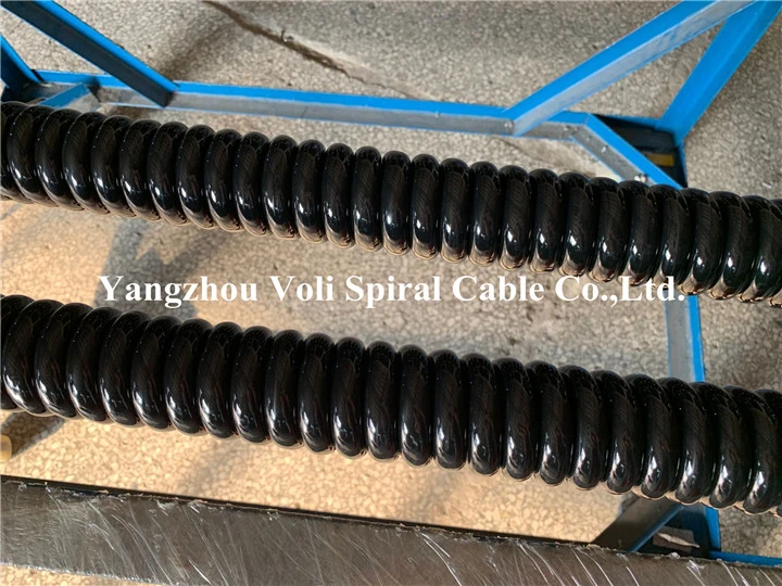 High Flexibility Waterproof Heat Resistant TPU Sheathed Curly Cable Spiral Cable