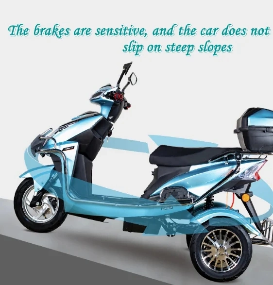 Electric Scooter Four Wheeler Fashion Design for Old People Closed Electric Four Wheeler Fashion Design Scooter Motorcycle