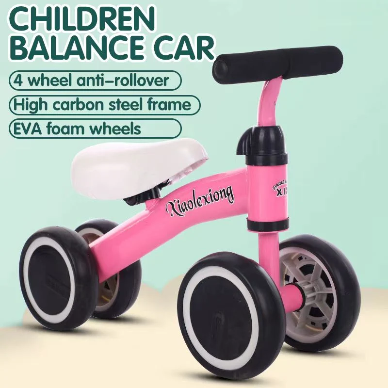 Hot Sale 4 Wheels Without Pedal Kid Balance Bike