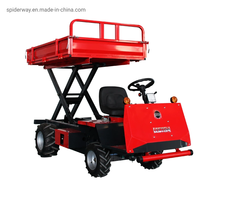 Ecas-100K All Terrain Available Cherry Picker Power Lift Table Electric Agriculture Vehicle