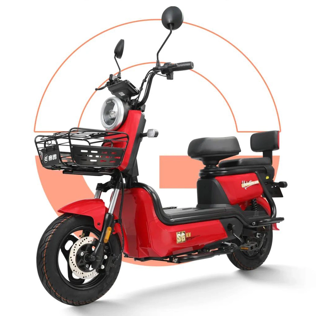 New Electric Motorcycle Two-Wheeler 60V/72V 1000W for Urban Adults or Ladies E-Bike