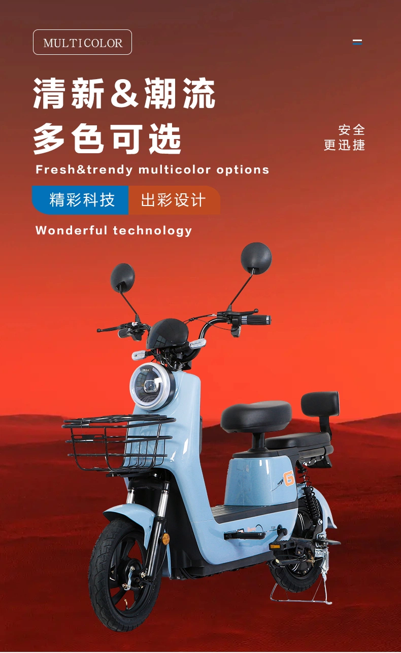 Electric Quad E Motorcycle Electric Scooter Dirt Ebike 350W Electric Bike Fiets