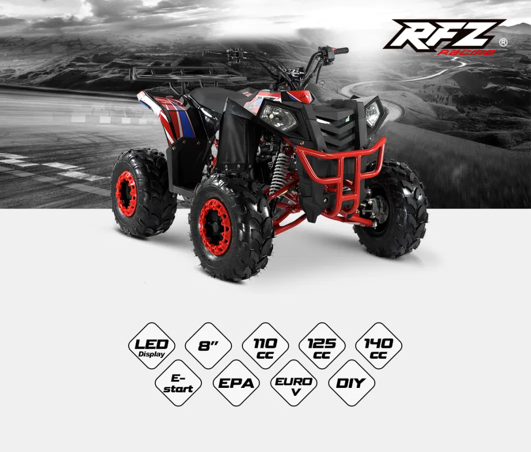 Apollo Mini Quad 125cc ATV 110cc ATV Kid Electric ATV Quad Kids ATV 4 Wheeler ATV Quad Bike