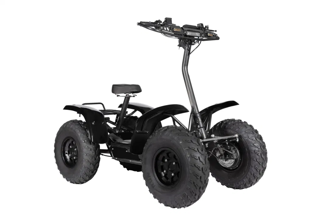 High Performance 4800W 4-Wheeler, 4X4 Quad ATV, Standing Electric Scooter