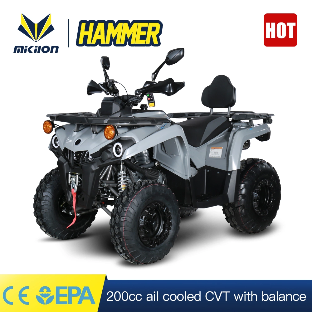 Four Wheels ATV 200cc All Road Quad Bike with T3