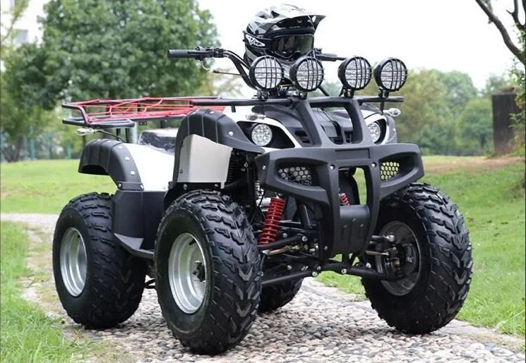 Electric ATV 4X4 with Rearview Mirror Can Drive Smoothly on All Terrain Electric ATV Utvs with Strong Power