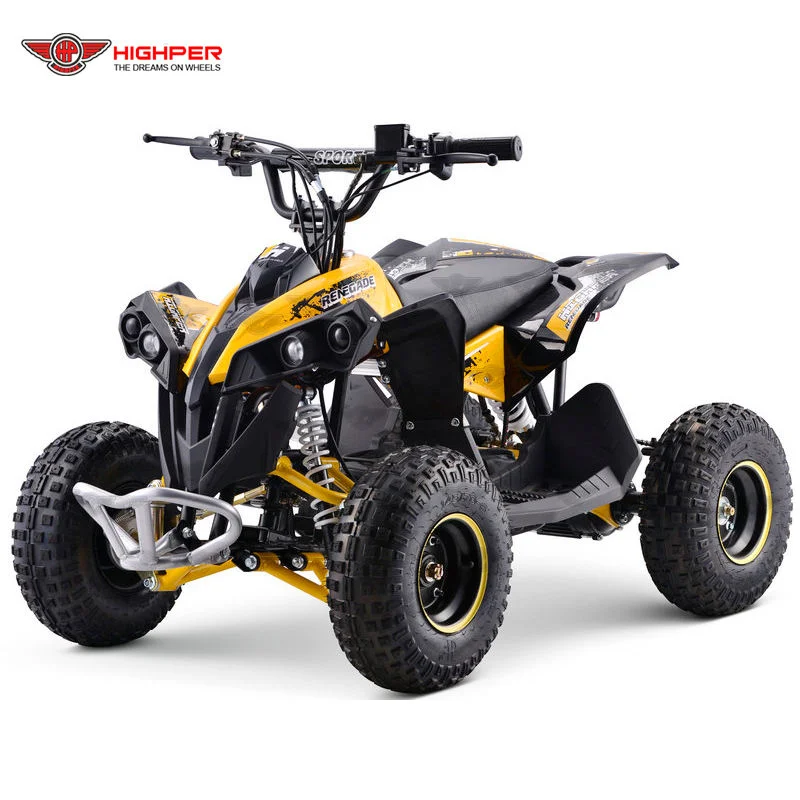 1200W 48V Brushless Motor Electric Kids off Road Quad Bike 4 Wheelers Mini Atvs