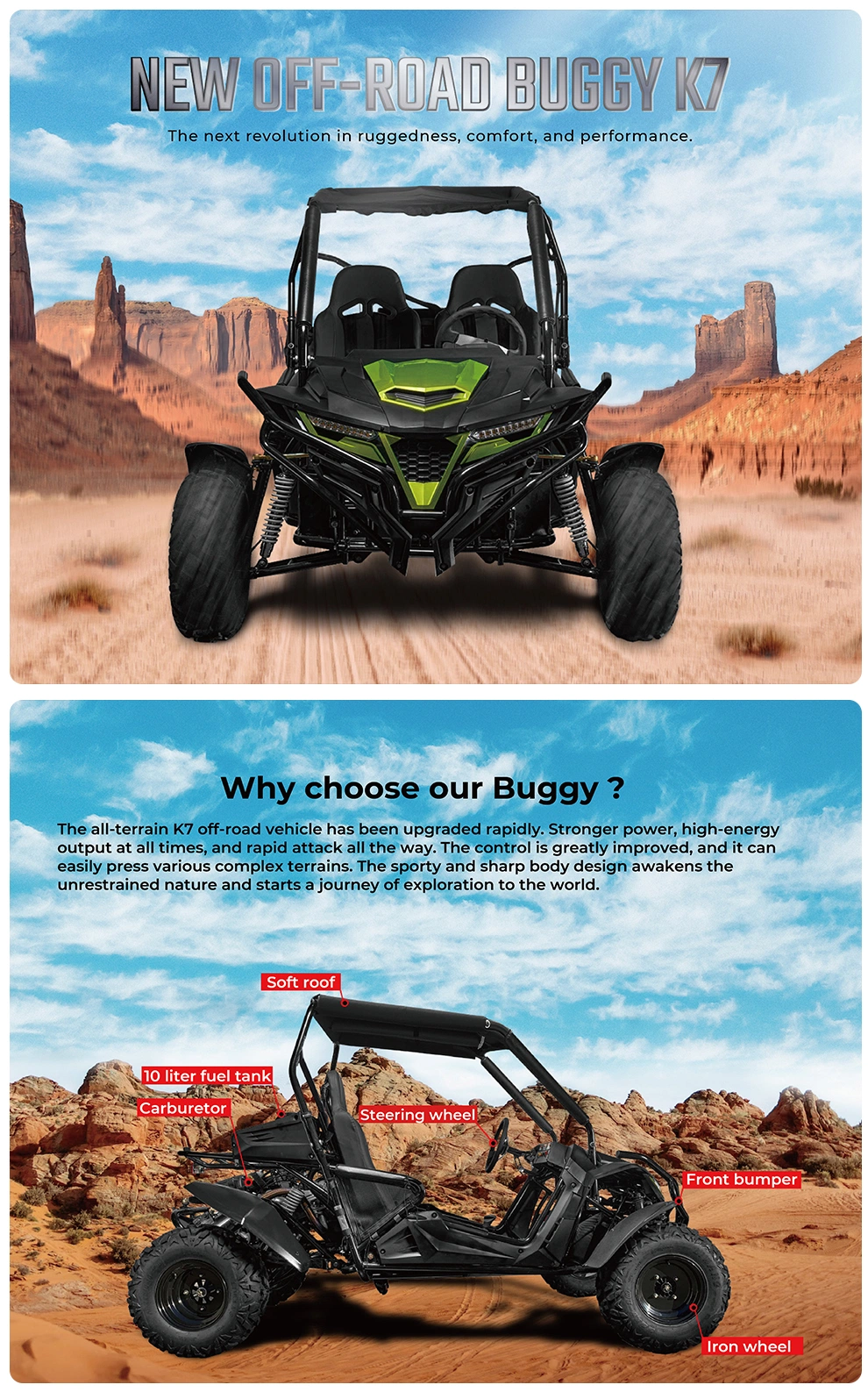 2024 Professional Flexible Reliability Street Legal Dune Buggy for Sale