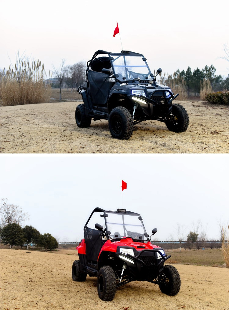 Electric Control Four-Stroke 200cc Gasoline 2 Seat Vehicle UTV