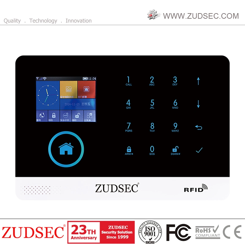 Factory Manufacturer Smart Life Intrusion Anti-Theft Intruder WiFi GSM/ GPRS Wireless Burglar Security Home Alarm