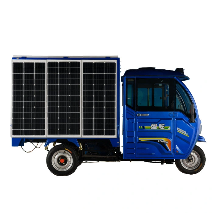 Solar Battery Operated Loader Three Wheeler Load Carrier Price Van 3 Wheelers Moto