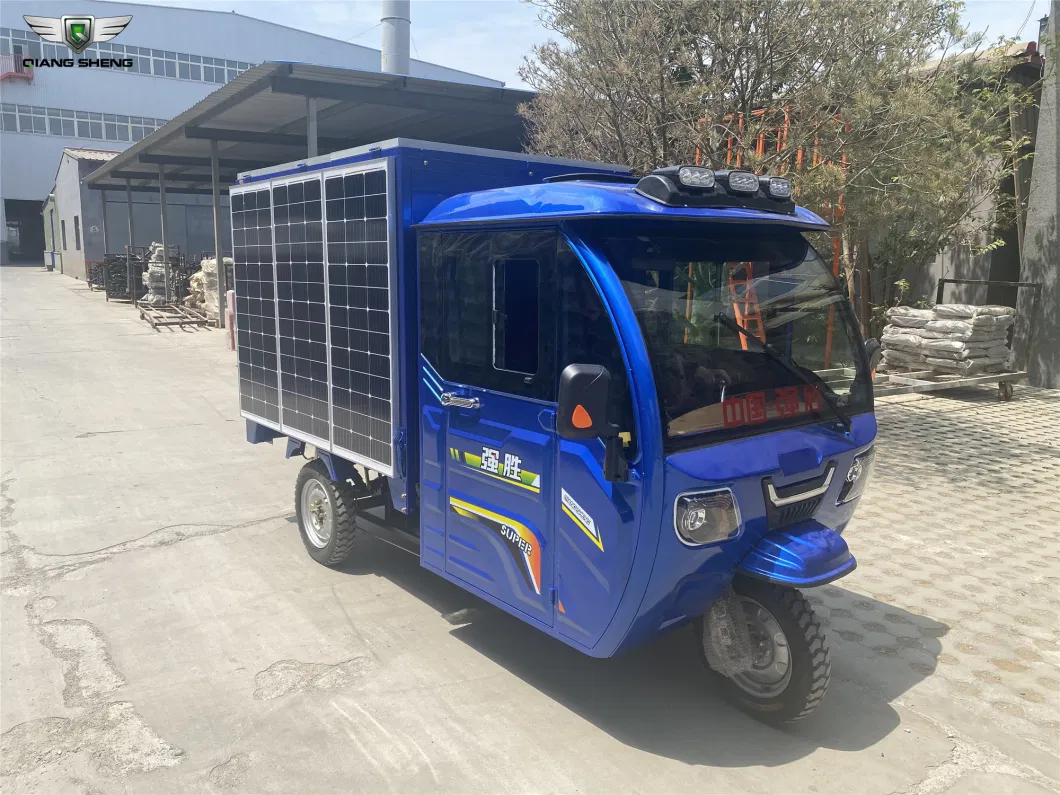 Solar Battery Operated Loader Three Wheeler Load Carrier Price Van 3 Wheelers Moto
