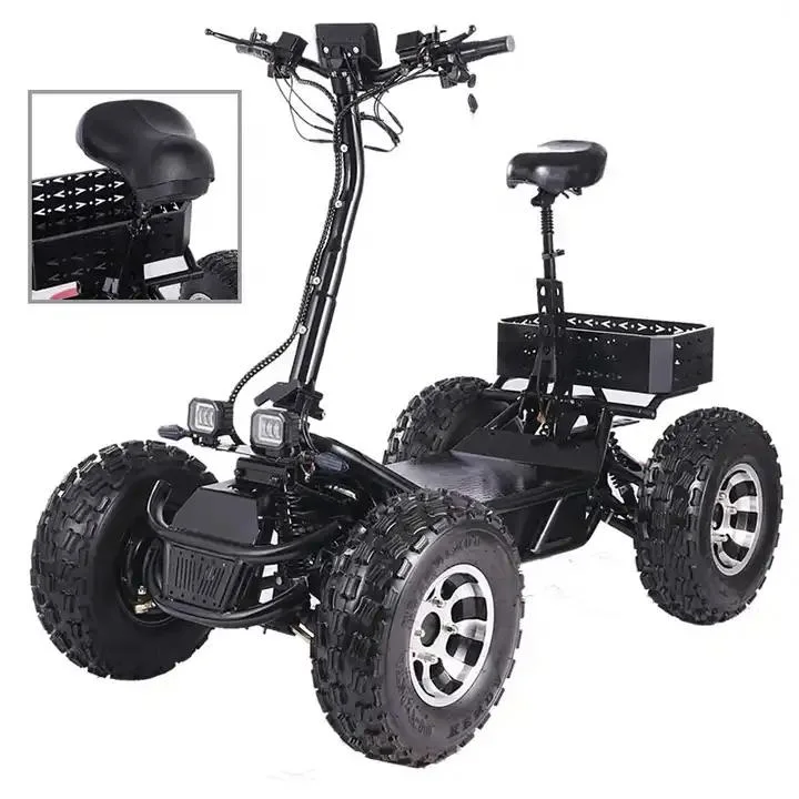 CE Certificate Top Quality 60V 6000W Folding Electric ATV for Hunting