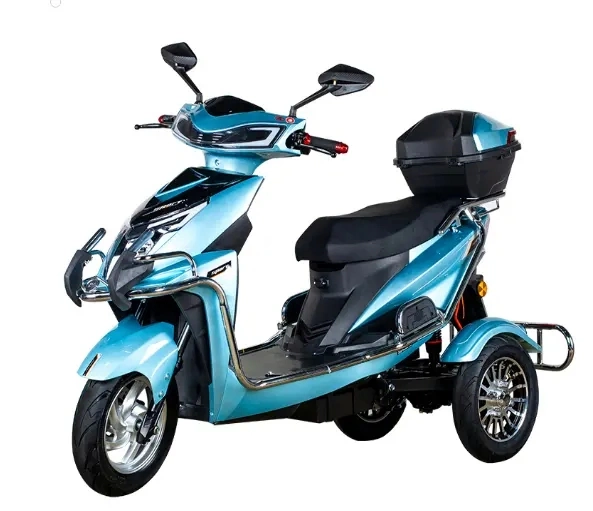 Adult Electric Tricycle Three Wheelers 60V 500W 1000W with Differential Motor Scooter Motorcycle