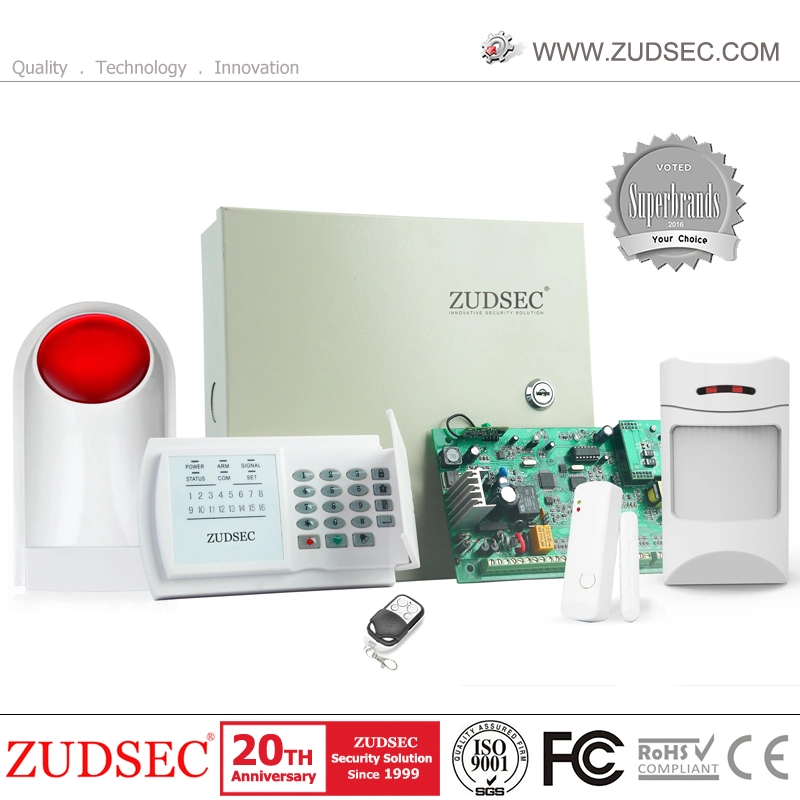 GSM and PSTN Wireless Burglar Alarm for Project Use