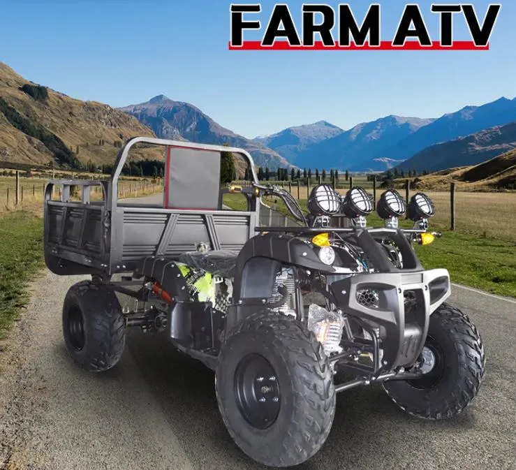 Agriculture Adult Atvs &amp; Utvs 4X4 Agriculture 250cc 300cc 1.5m Cargo Farm ATV with Trailer