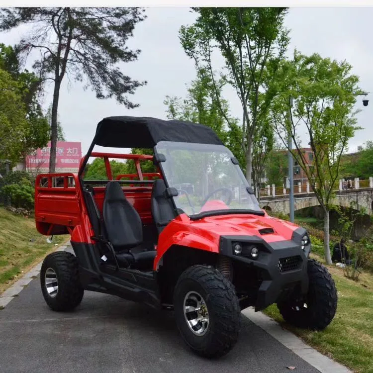 2021 New Farm ATV Farm UTV with 3000W Electric Tralier Motor in Red Color