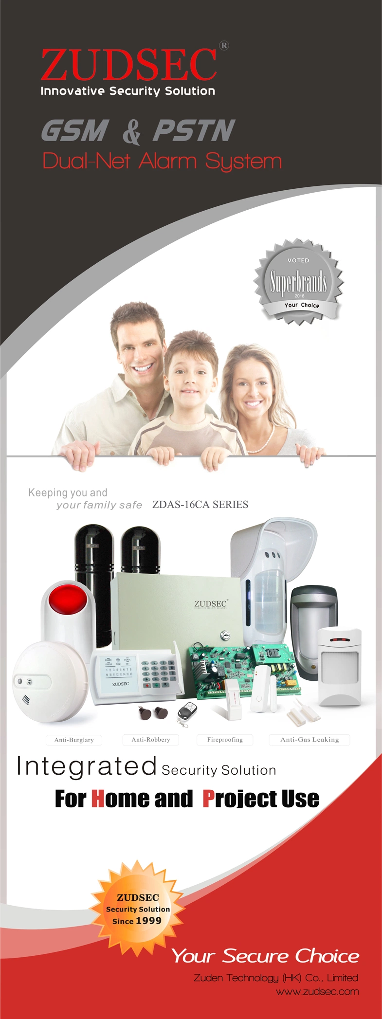 Factory Manufacturer Smart Life Intrusion Anti-Theft Intruder WiFi GSM/ GPRS Wireless Burglar Security Home Alarm