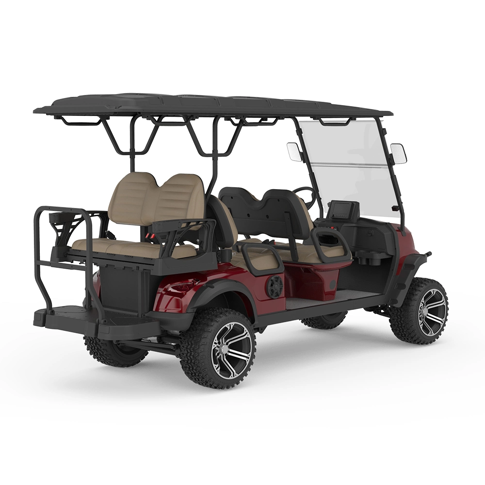 6 Seater Golf Cart Sightseeing Car Hunting Cart Lifted off-Road Beach Buggy