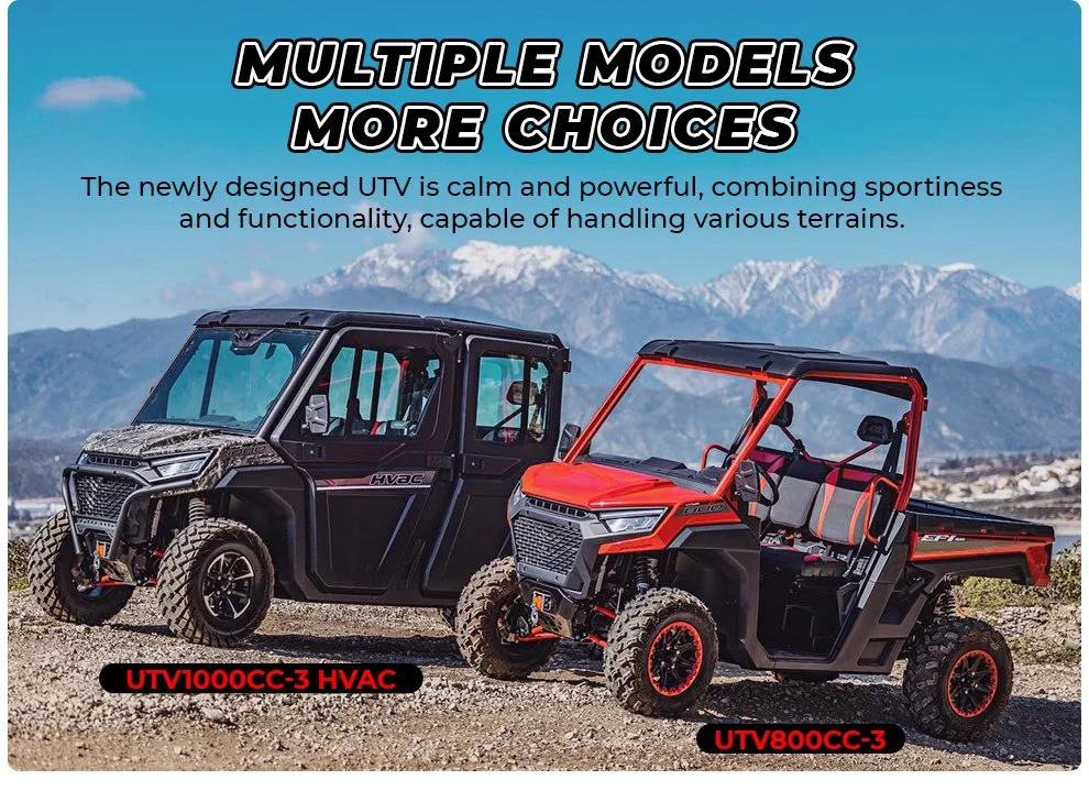 2024 New 1000cc Off Road Farm Electric Start 4X4 UTV