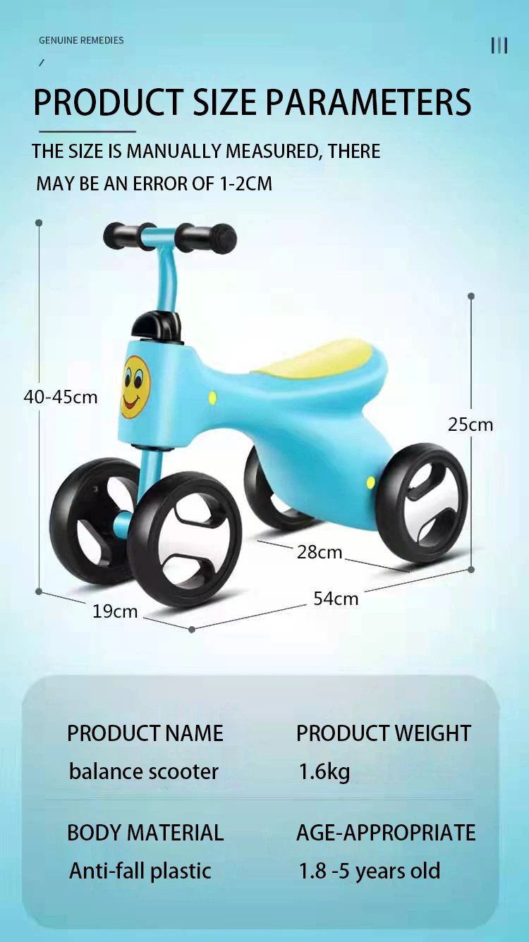 Best Sale 12-Inch Balance Bike Children&prime;s Toy Bike for 2-8 Years Children&prime;s Balance Bike Four-Wheel Scooter Children&prime;s Toy Car