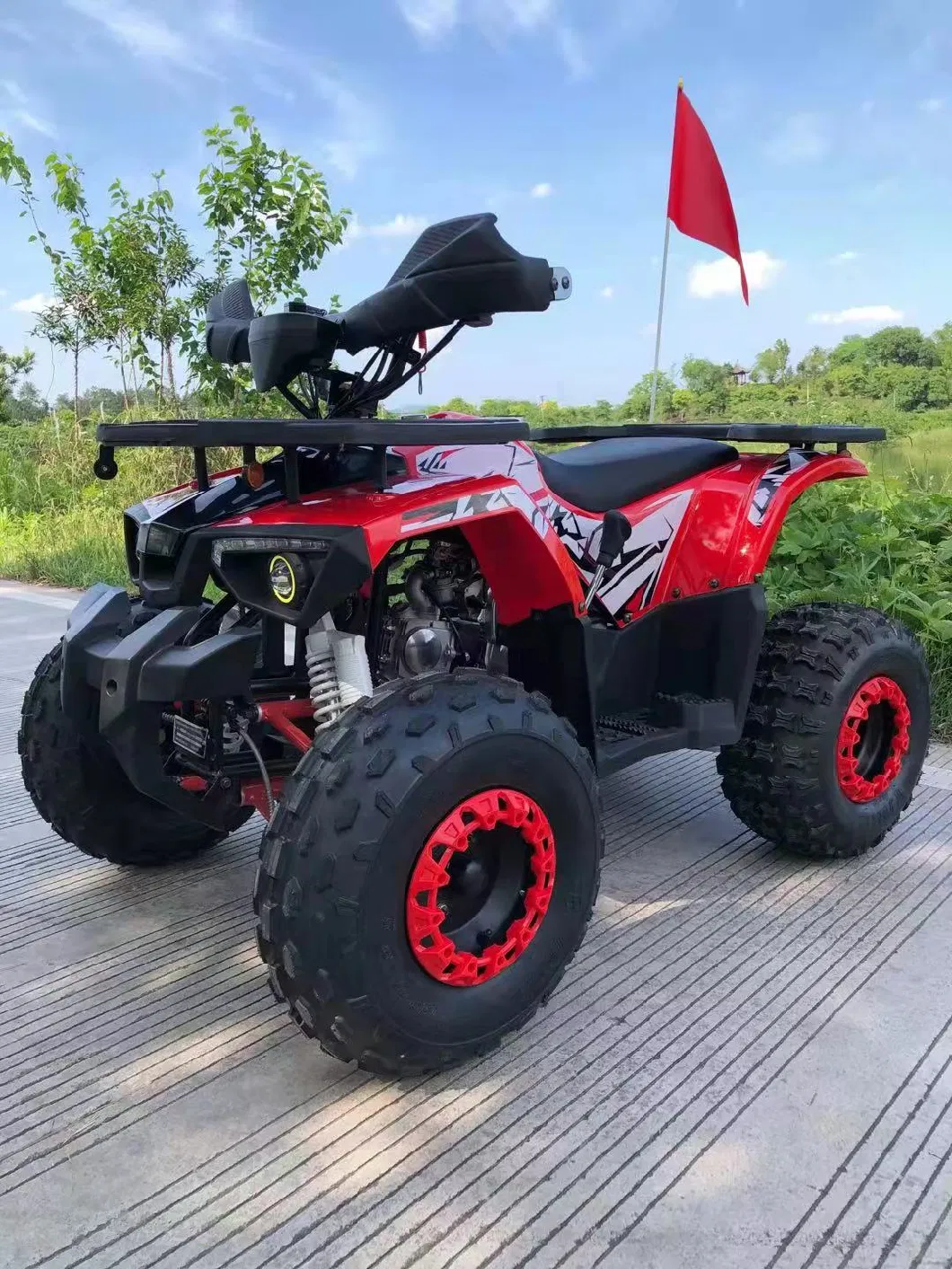 Wholesale Fangpower Fashion Design Atvs 4 Stroke Single Cylinder Adult Kids 4X4 ATV 125cc Quad Bike Motorcycle Buggy Atvs