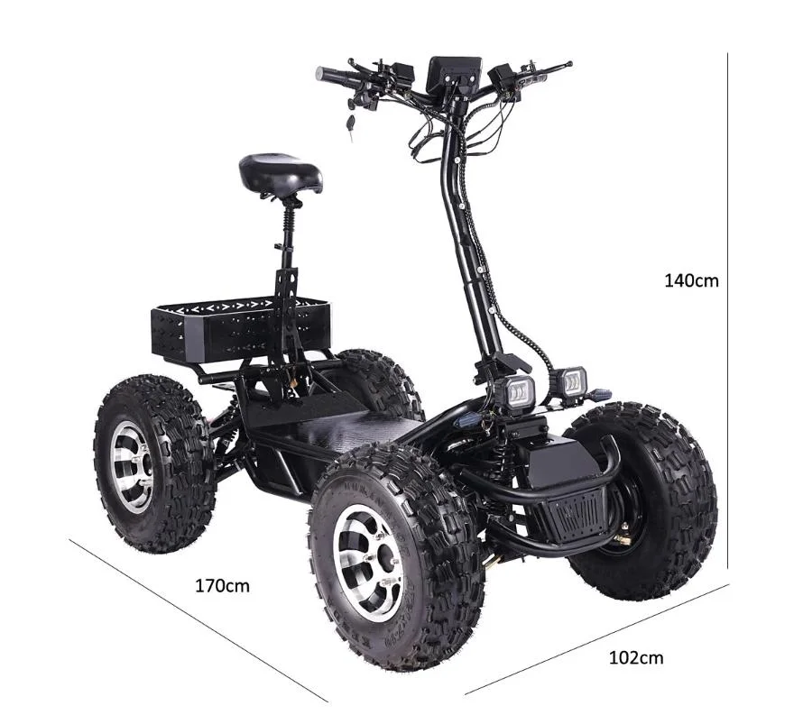 New Arrival ATV 4 Big Wheeler Go Cart off-Road Electric Motorcycle