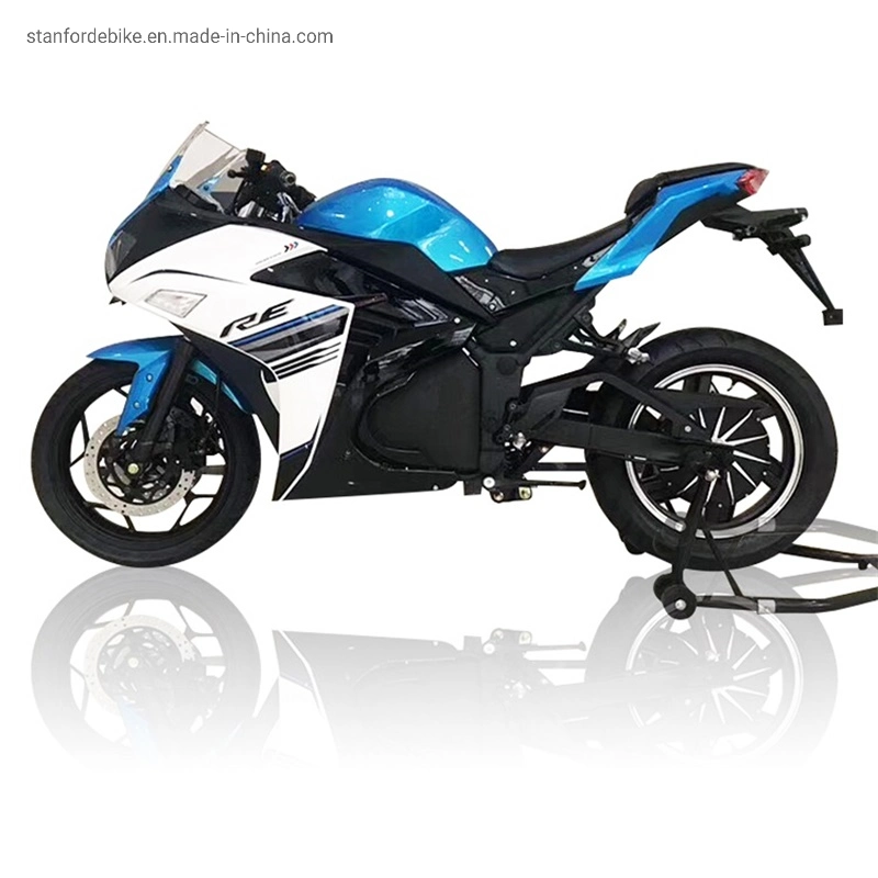 Full Size R3 Racing Electric Motorcycle 5000W/8000W/10000W with Removeable Battery for Sale