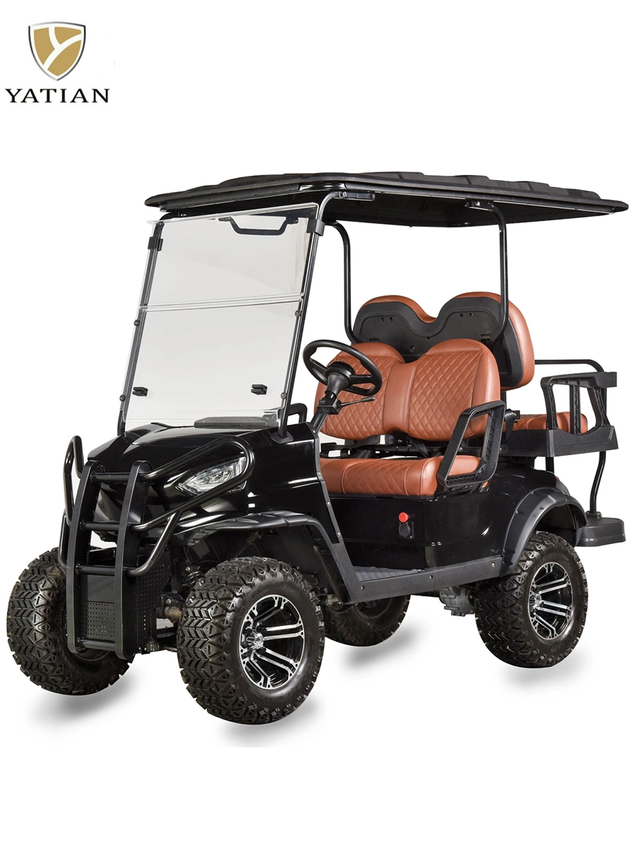 72V Golf Cart Family Used Lithium Ion Battery Powered 4 Seat Electric off Road Golf Car Dune Utility Vehicle Buggy