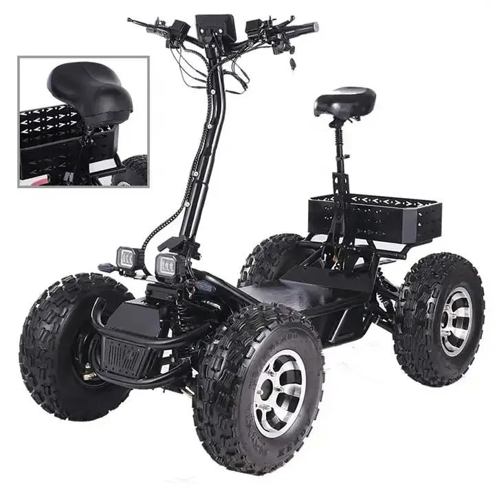 Four-Wheel Powerful off-Road Scooter Electric ATV 10000W Motor Scooter