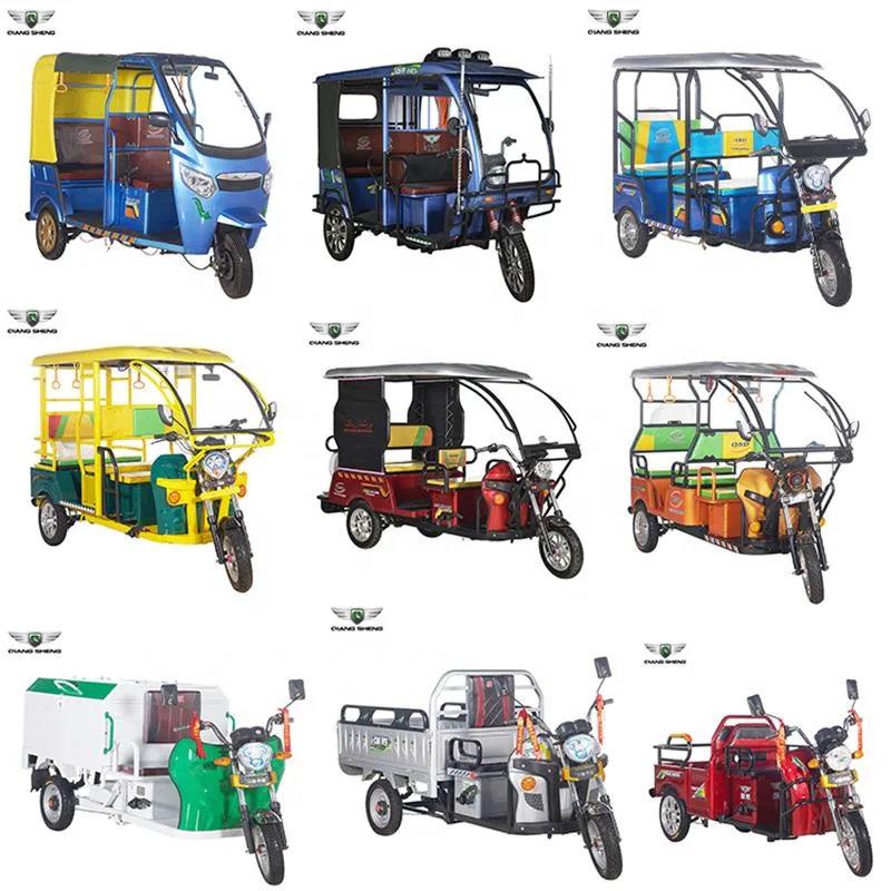 Hot Sale Battery Three Wheeler Bajaj Tuk Tuk for Passenger