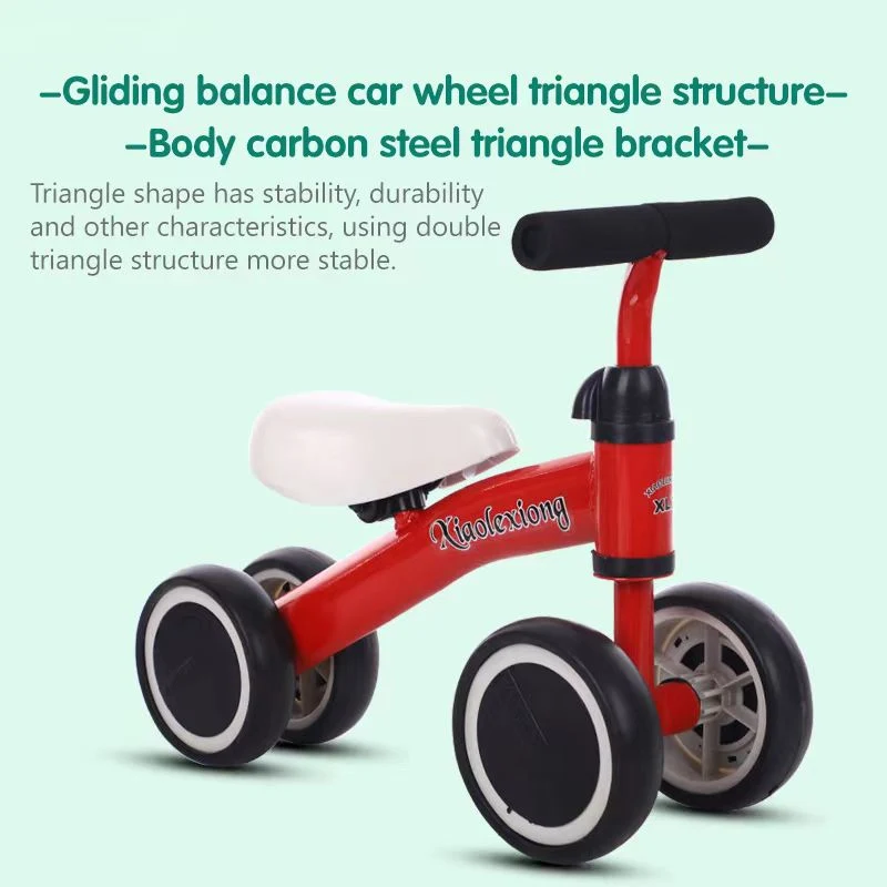 Hot Sale 4 Wheels Without Pedal Kid Balance Bike