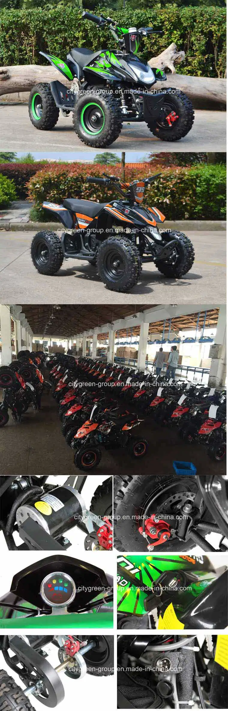 Adult ATV Chain Drive Electric ATV 1000W 36V for Adults