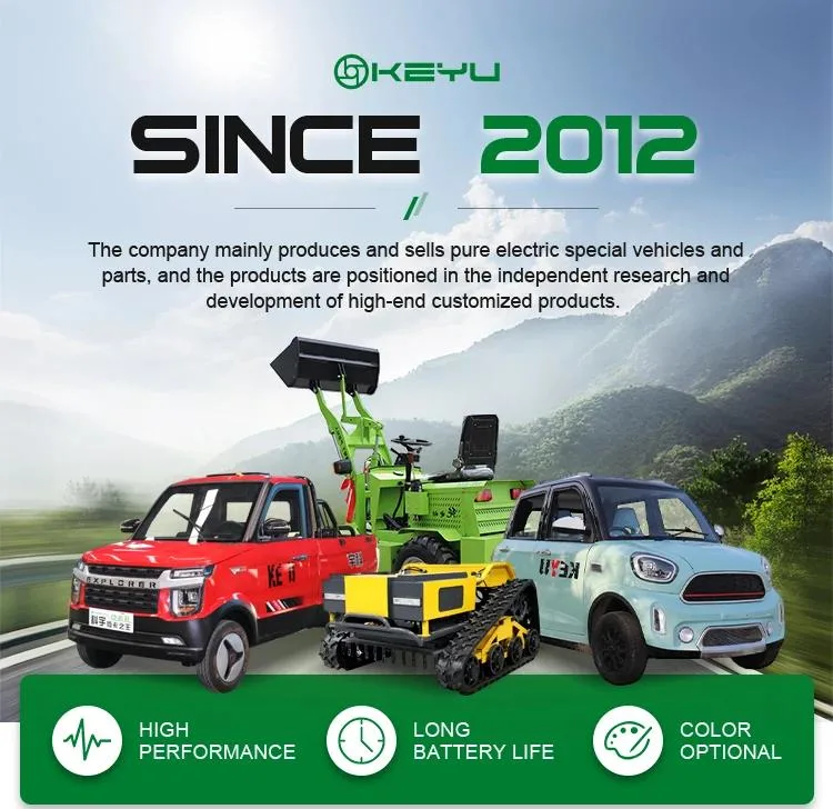 Keyu New Energy Mini Electric Car 4-Wheel Energy-Efficient Vehicle for Adults Made in China