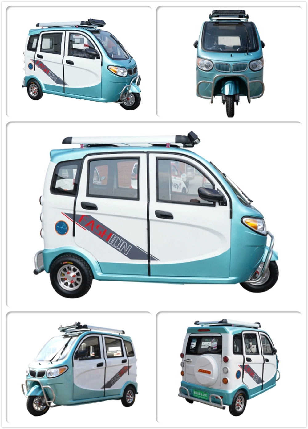 Best Price Adults 3 Wheel Electric Car 3 Seater Electric Tricycles Three Wheeler