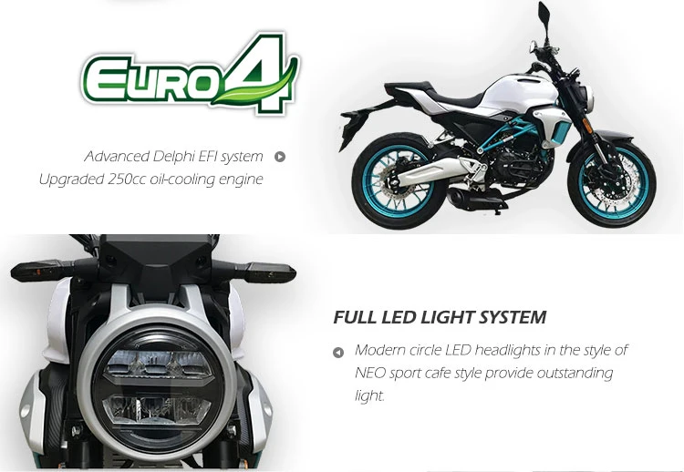 Modern Design Motorcycle Powerful Sports Motor 250cc Motorcycle