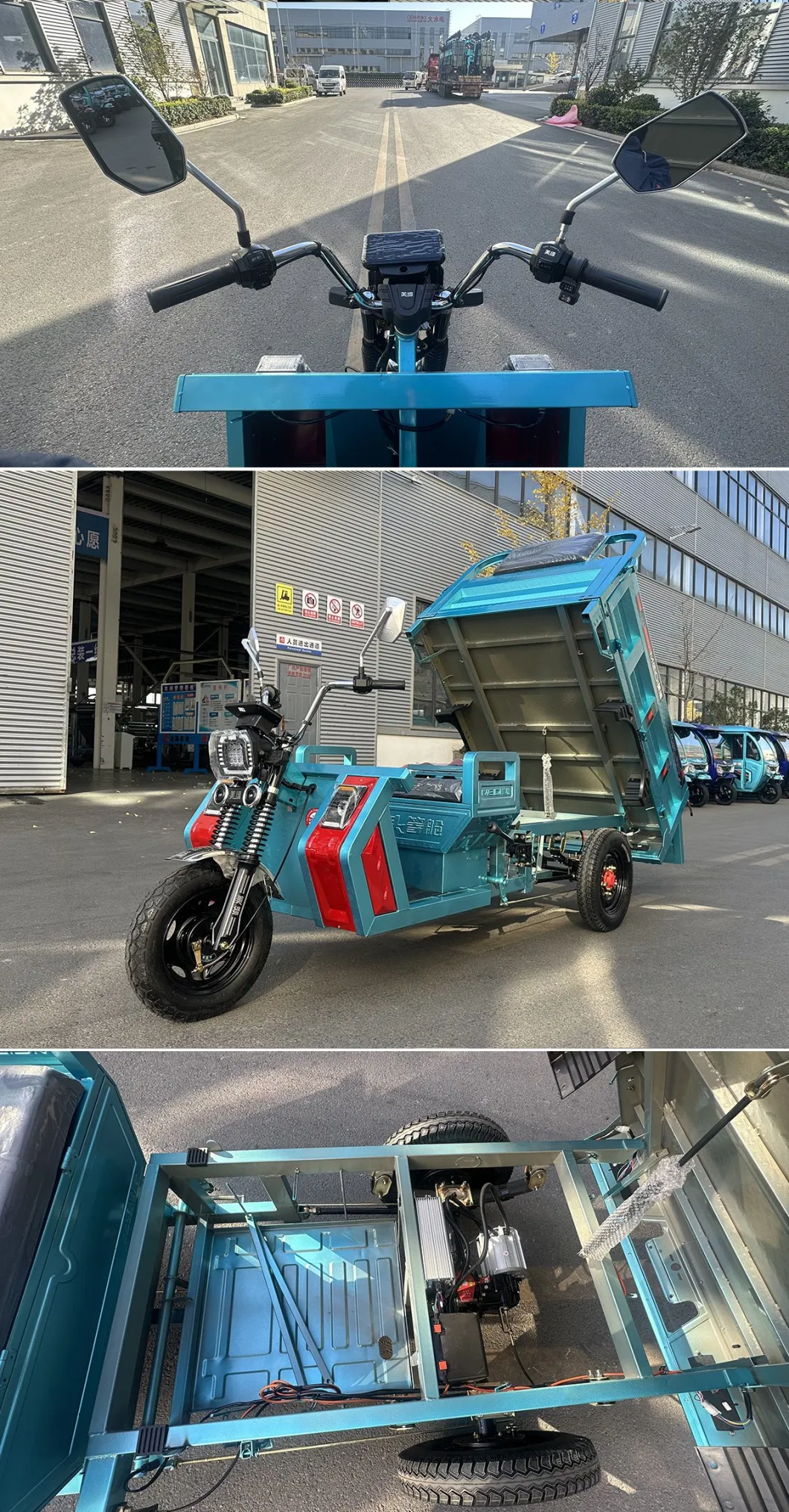 Meidi 1200W 1500W OEM ODM Electric Trike Adult 3 Wheeler for Cargo