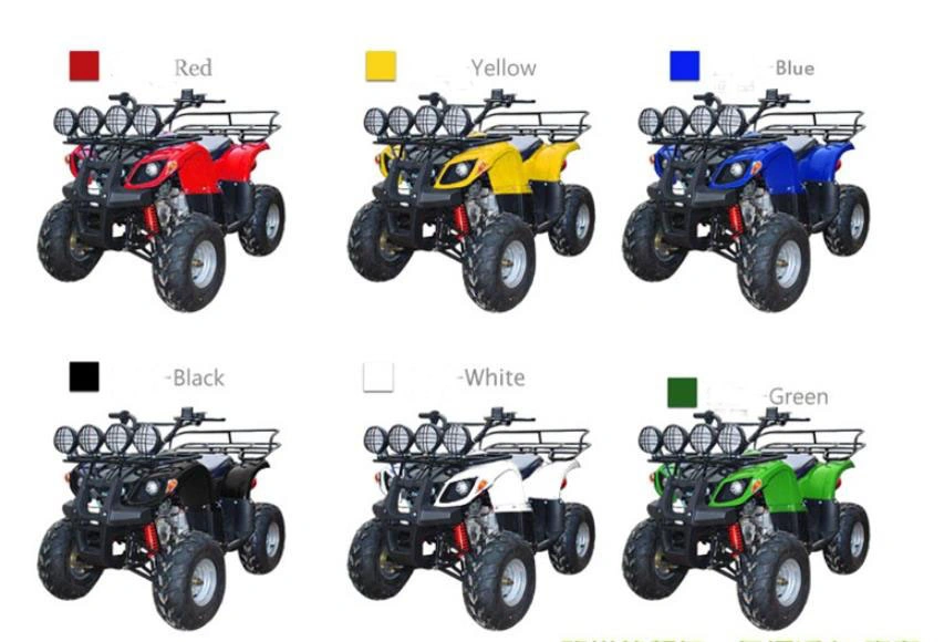 Farm 250cc 300cc 365cc 400cc 1.5m 2.0m 4 Wheel Drive Cargo Farm ATV with Trailer for Agriculture Use