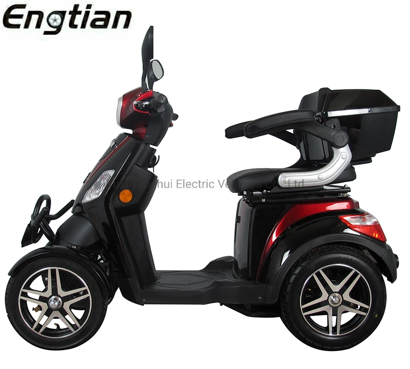 2021 Engtian Hot Sale Newest Fashionable 4 Wheels Scooter CKD Electric Bike for Adults E Motos