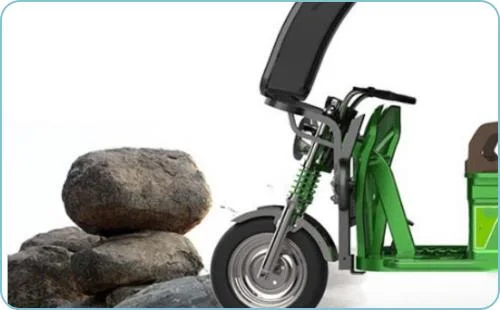 2023 New Design Solar Electric Scooter Energy Powered Electric Tricycle Three Wheeler with Roof for Adult and Elderly