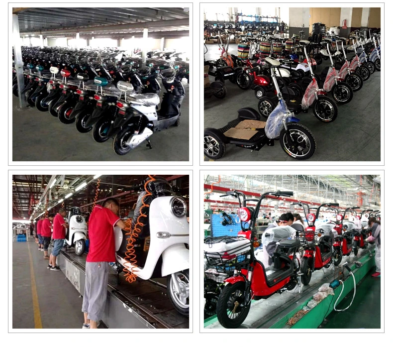 2022 Factory Wholesale Adult Electric Car Electric Bicycle Two-Wheeled Battery Car Double Small Electric Motorcycle