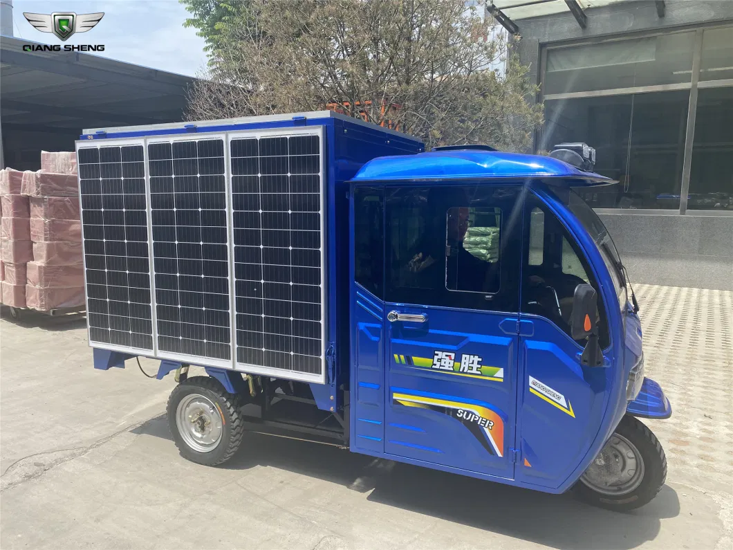 Solar Battery Operated Loader Three Wheeler Load Carrier Price Van 3 Wheelers Moto