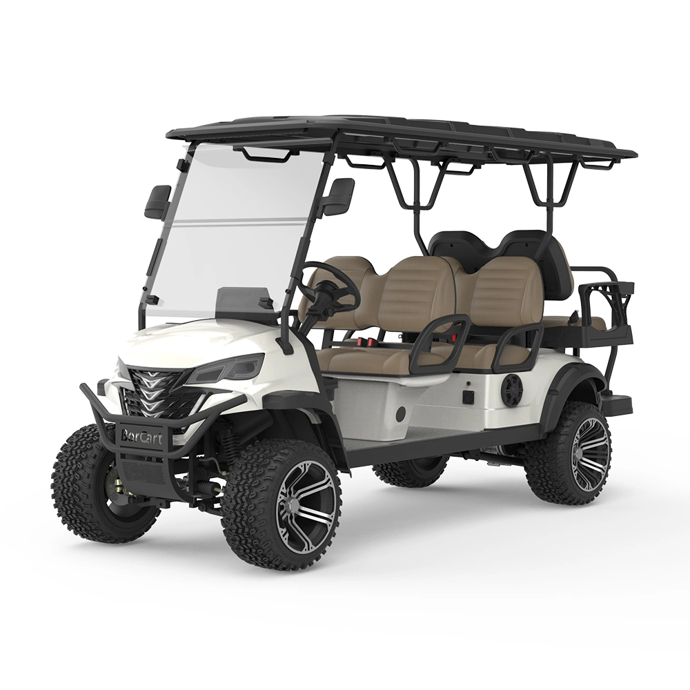 6 Seater Golf Cart Sightseeing Car Hunting Cart Lifted off-Road Beach Buggy