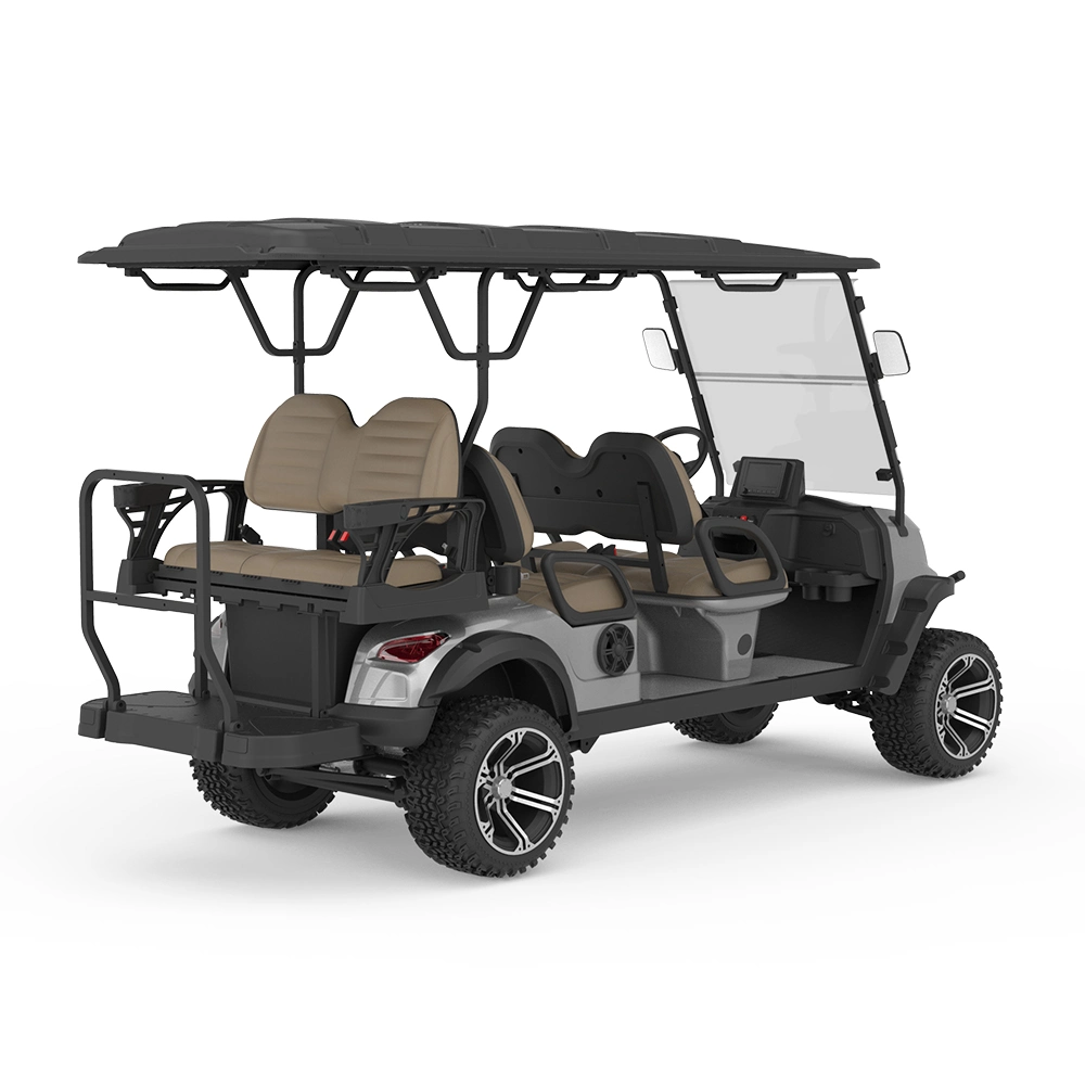 6 Seater Golf Cart Sightseeing Car Hunting Cart Lifted off-Road Beach Buggy