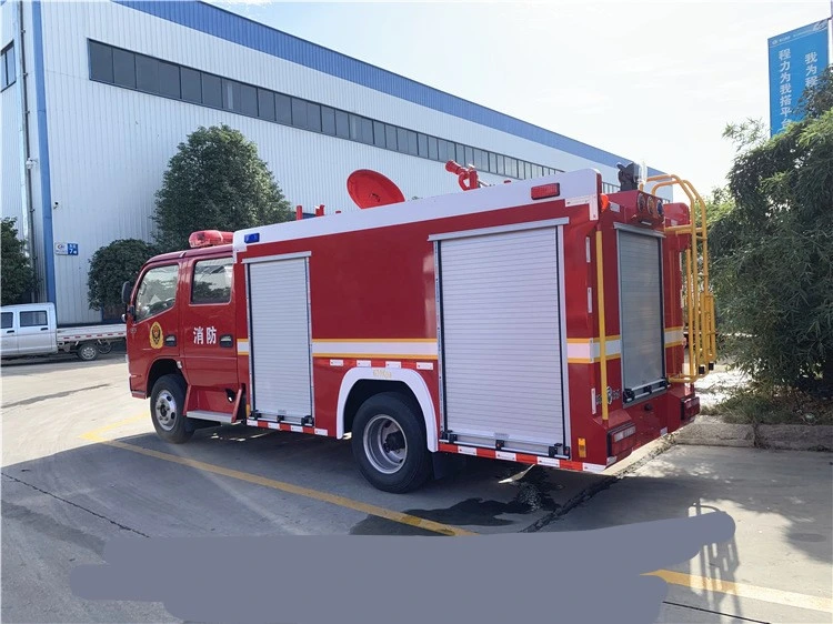 Factory Direct Sales DFAC 4X2 Double Row Cab 3000 Liters Water Tanker Fire Fighting Trucks Used Cars Special Vehicle Made in China