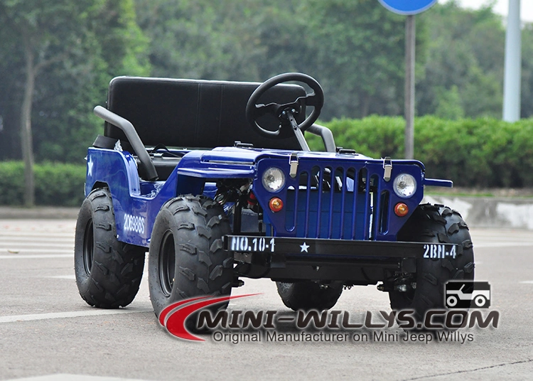 China Factory Wholesale High Quality Electric Mini Jeep Willys 4X4 Discount Kids Petrol Cars